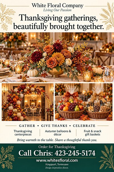 HOLIDAY DINNERS/EVENTS/GATHERINGS