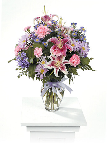 Star Gazier Lily Mix Bouquet