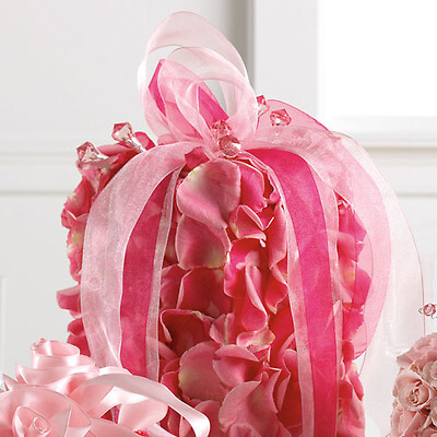 Rose Petal Gift Box Centerpiece