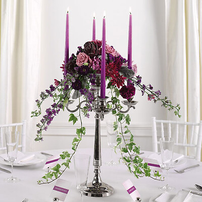 Candelabra Reception Centerpiece