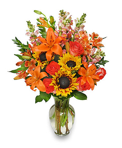 FALL VASE ARRANGEMENT