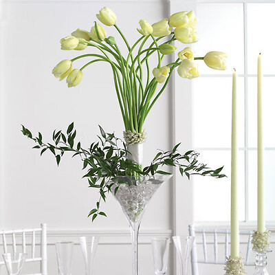 Elevated Tulip Centerpiece