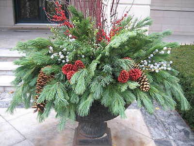 CHRISTMAS PATIO CONTAINER