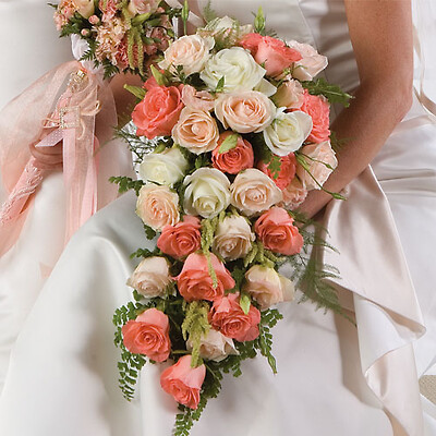 Cascade Bridal Bouquet