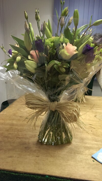EUROPEAN HAND TIED COUNTRY BOUQUET