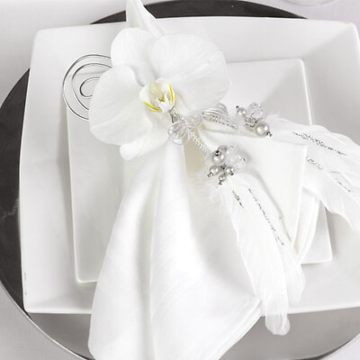 Orchid Napkin Decoration