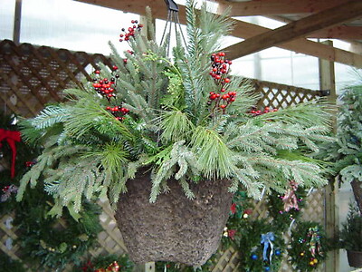 CHRISTMAS HANGING BASKET